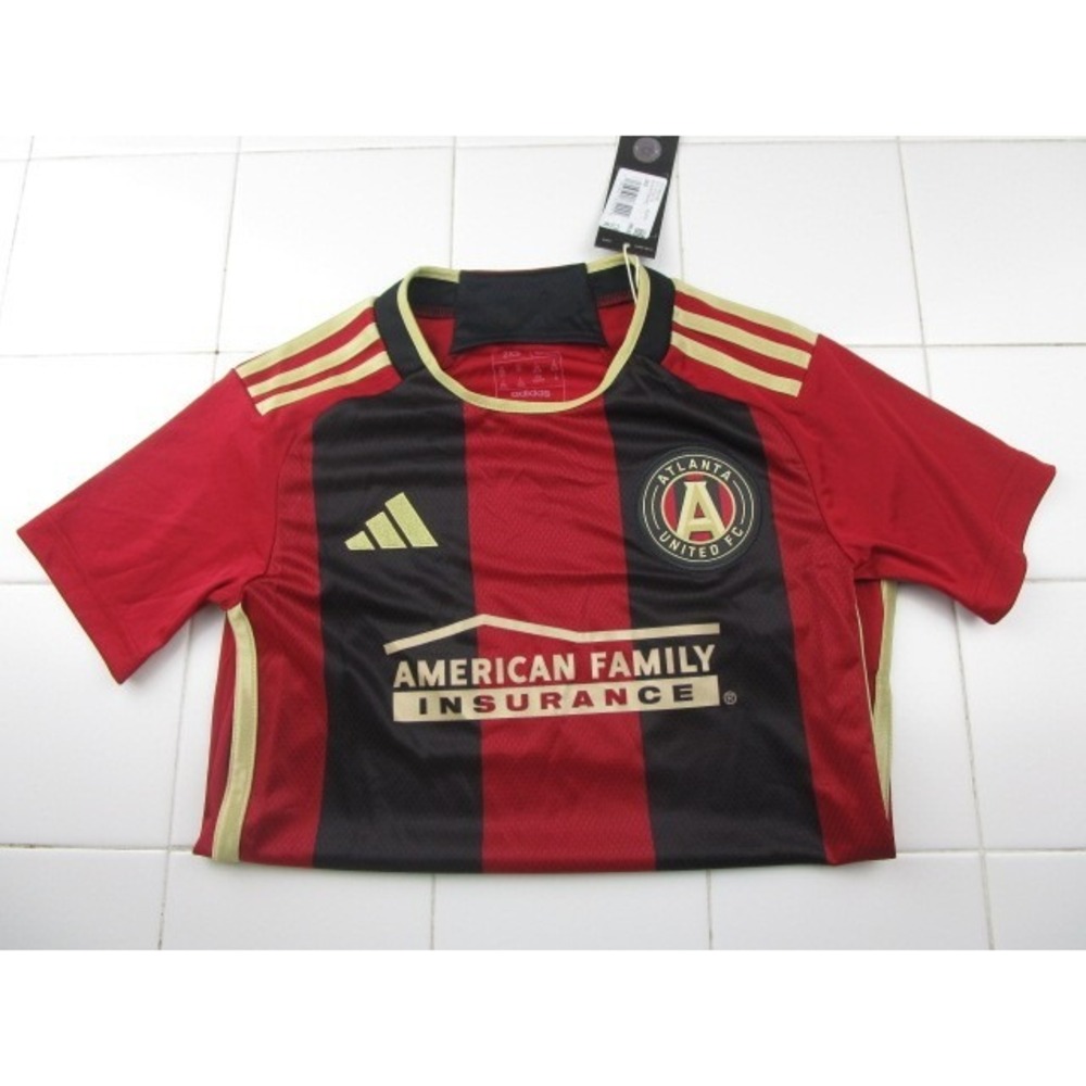 Adidas Atlanta United FC Home Kit Soccer Futbol Jersey Women's 2XS XXS
